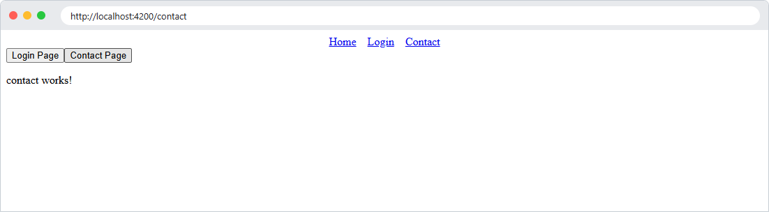Navigation buttons - Angular