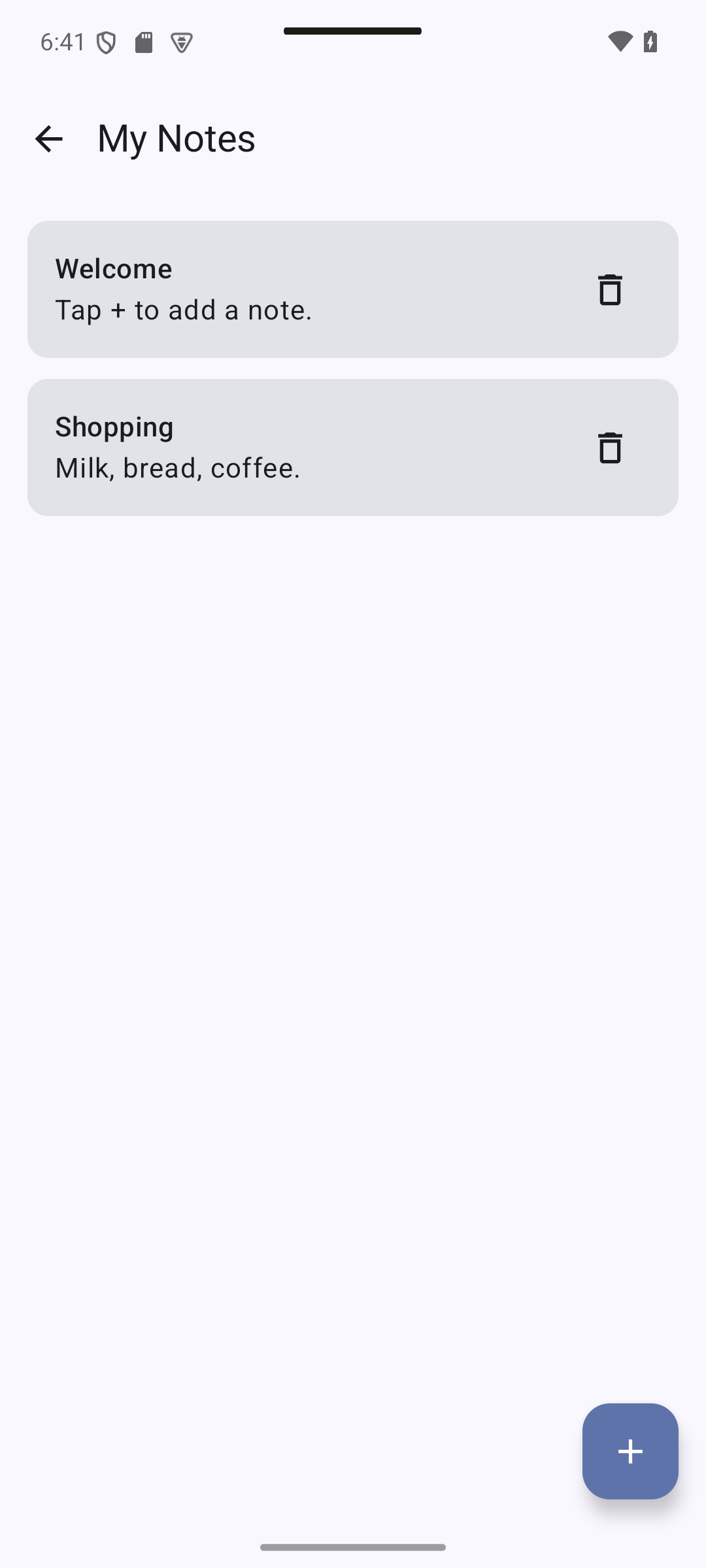 note deleted — 6.8 Delete Notes
