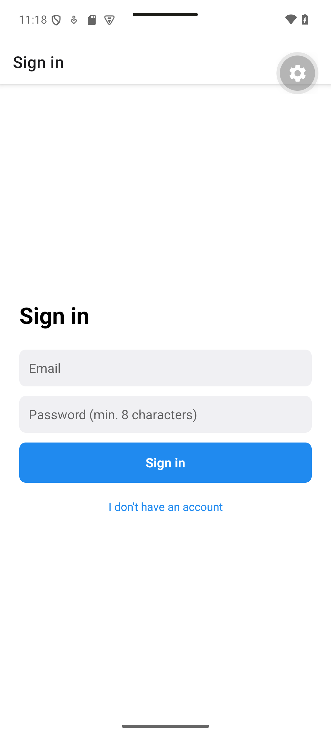 React Native: Sign out returns to the login screen.